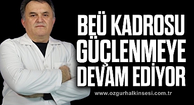 BEÜ Hastanesi'nin kadrosu güçlenmeye devam ediyor
