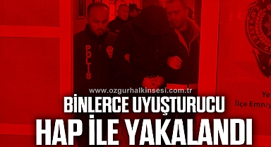 Binlerce uyuşturucu hap ile yakalanan 4 kişi tutuklandı