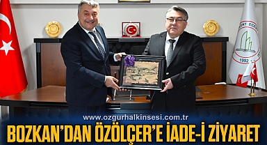 Bozkan’dan Özölçer’e İade-i Ziyaret