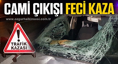 Camiden çıkıp karşıya geçerken otomobil çarptı