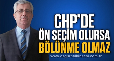 CHP’DE ÖN SEÇİM OLURSA BÖLÜNME OLMAZ