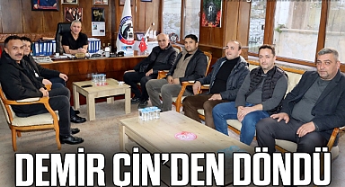 DEMİR, ÇİN’DEN DÖNDÜ