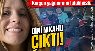 Dini nikahlı eşini silahla vurarak öldürdü