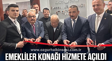EMEKLİLER KONAĞI HİZMETE AÇILDI