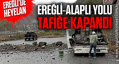 EREĞLİ’DE HEYELAN