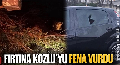 FIRTINA KOZLU’YU FENA VURDU