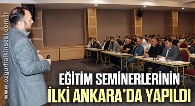 GMİS YÖNETİCİ-TEMSİLCİ EĞİTİM SEMİNERLERİNİN İLKİ YAPILDI
