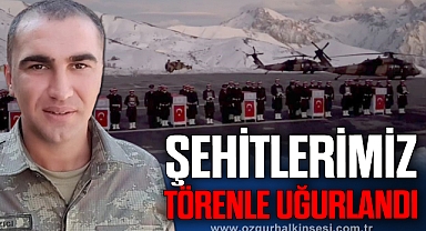 Hakkari'de şehitler için tören düzenlendi