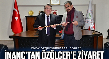 Hayati İnanç'tan Rektör Özölçer'e Ziyaret
