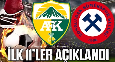 İlk 11'ler açıklandı