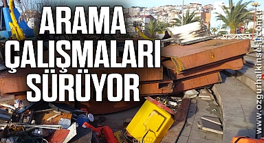 Kafkametler'in kayıp 7 mürettebatını arama çalışmaları sürüyor