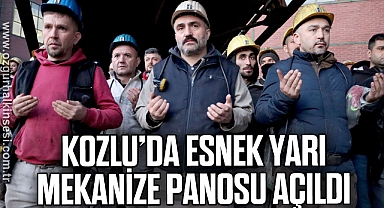 KOZLU’DA ESNEK YARI MEKANİZE PANOSU AÇILDI