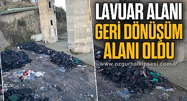 LAVUAR ALANI GER DÖNÜŞÜM ALANI OLDU