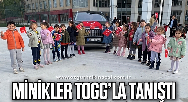 Minikler Togg'la tanıştı