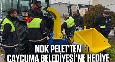 Nok Pelet'ten Çaycuma Belediyesi'ne hediye