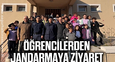ÖĞRENCİLERDEN JANDARMAYA ZİYARET