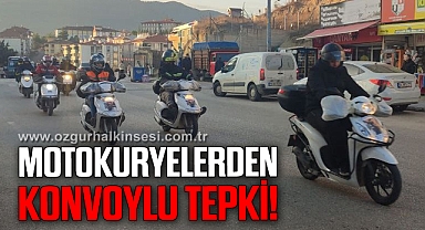 Ölen motokuryenin meslektaşları böyle tepki gösterdi