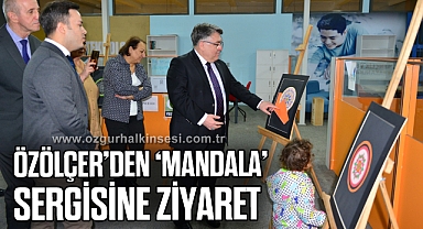 Özölçer’den ‘Mandala’ Sergisine Ziyaret
