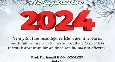 Rektör Özölçer’den Yeni Yıl Mesajı