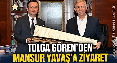 TOLGA GÖREN’DEN MANSUR YAVAŞ’A ZİYARET