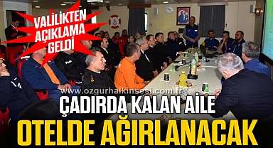 VALİLİKTEN AÇIKLAMA GELDİ