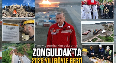 Zonguldak’ta 2023 yılı böyle geçti