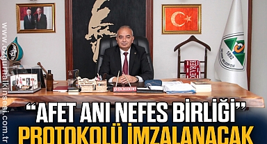 “AFET ANI NEFES BİRLİĞİ” PROTOKOLÜ İMZALANACAK