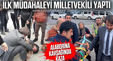 ALABORİNA KAVŞAĞINDA KAZA