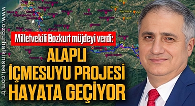 ALAPLI İÇMESUYU PROJESİ HAYATA GEÇİYOR