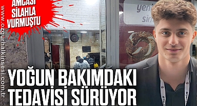 Amcasının silahla vurduğu gencin yoğun bakımdaki tedavisi sürüyor