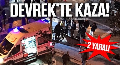Araç motora vurdu!