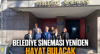 Belediye sineması yeniden hayat bulacak