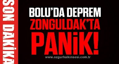 Bolu'da deprem