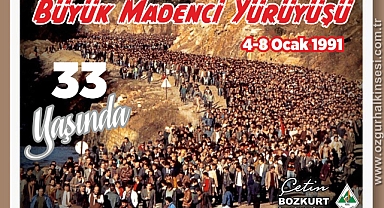 BÜYÜK MADENCİ YÜRÜYÜŞÜ 33 YAŞINDA