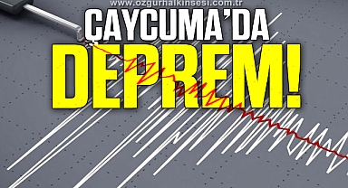ÇAYCUMA'DA DEPREM