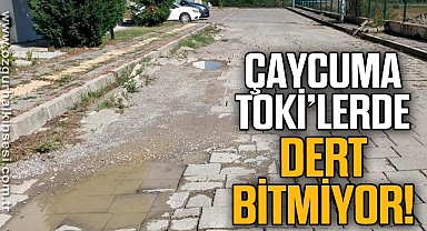 Çaycuma TOKİ'lerde dert bitmiyor!