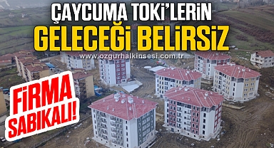 Çaycuma TOKİ’lerde dert bitmiyor!