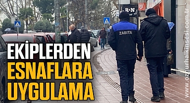 Ekiplerden esnaflara uygulama