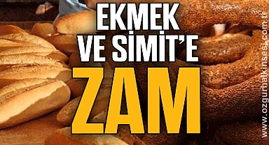 Ekmek ve simite zam