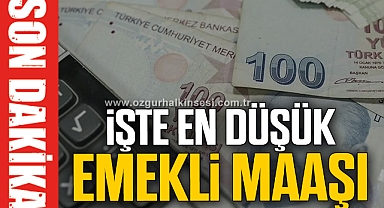 En düşük emekli maaşı 10 bin oldu