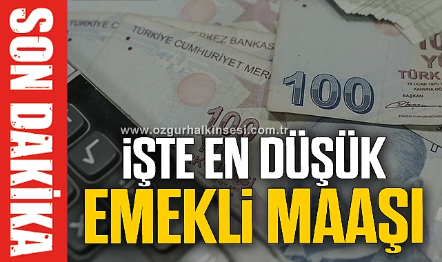 En düşük emekli maaşı 10 bin oldu