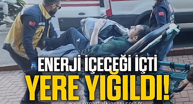 Enerji içeceğini içtikten sonra fenalaştı