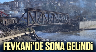 Fevkani Köprüsü'nün yıkımında sona gelindi