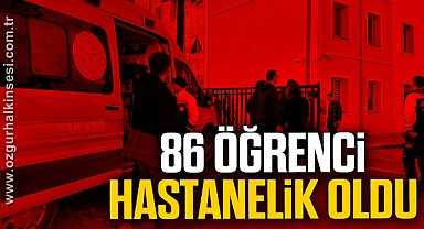 Göz yaşartıcı gaz 86 öğrenciyi hastanelik etti