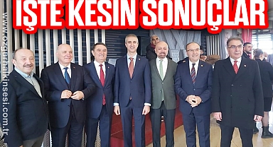 İŞTE KESİN SONUÇLAR