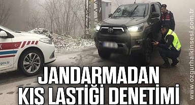 JANDARMADAN KIŞ LASTİĞİ DENETİMİ