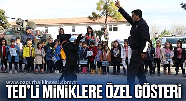 Jandarmadan miniklere özel gösteri