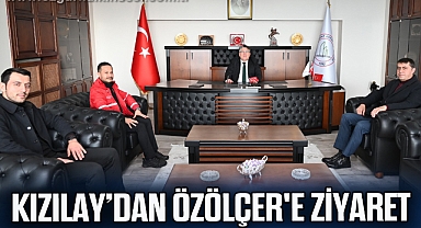 Kızılay’dan Özölçer'e Ziyaret