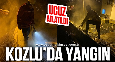 KOZLU'DA YANGIN