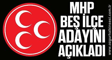 MHP Zonguldak'ta beş ilçe adayını açıkladı